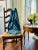 Bunny Williams Pine Cone Hill 100% Linen Plaid Navy White Throw Â€šÃ„Ã¬ Enzyme Washed Blue Tones For Sale - Image 12 of 13