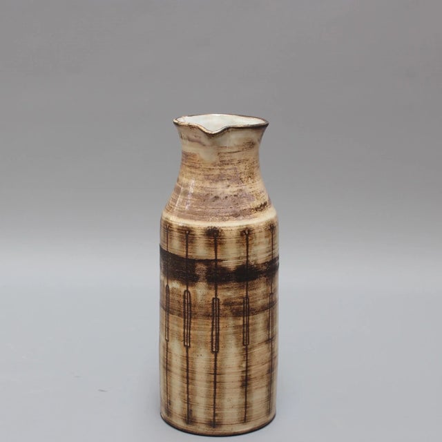 1960s Mid-Century Ceramic Vase by Jacques Pouchain for Atelier Dieulefit, 1960s For Sale - Image 5 of 14