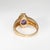 Gold 1990s Vintage Interchangeable Ring Amethyst Citrine Topaz 10k Yellow Gold Size 7 Jewelry For Sale - Image 8 of 9
