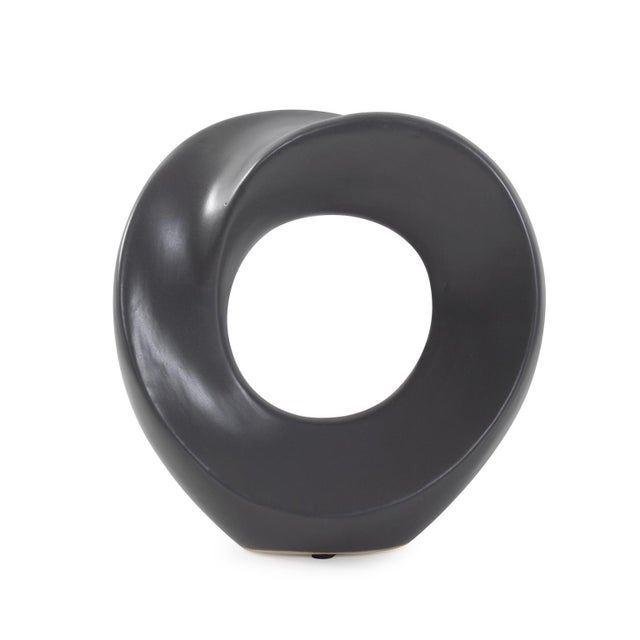 Kenneth Ludwig Chicago Henning Ceramic Circle Sculpture For Sale - Image 4 of 5