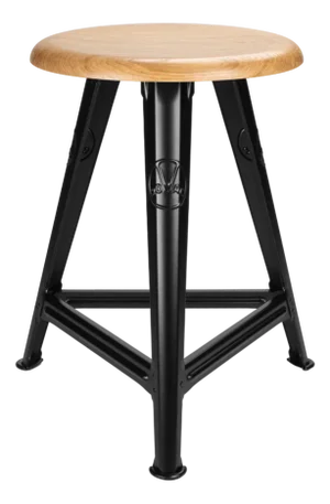Rowac-Schemel Stool in Oak by Karl Robert Wagner for Rowac