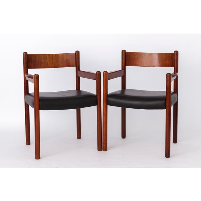 Vintage Danish Teak Armchairs, 1960s, Set of 6 For Sale - Image 6 of 12