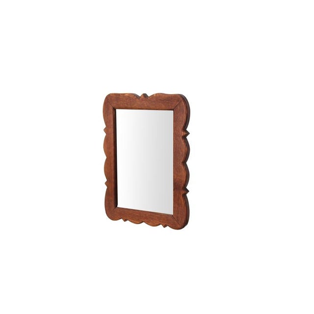 Unique and very decorative mid-century wall mirror, dating from the 1970s and purchased by us in Belgium. The mirror is...