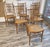 19th C. Faux Bamboo & Cane Ballroom Chairs - Set of 6 For Sale - Image 10 of 18
