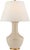 Transitional Chapman & Myers by Visual Comfort Signature Lambay Table Lamp in Coconut with Linen Shade For Sale - Image 3 of 3