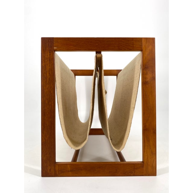 Mid-Century Newspaper Rack by Aksel Kjersgaard for Odder Møbler, Denmark, 1960s For Sale - Image 12 of 12