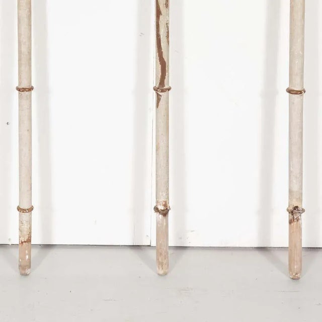 1 French Baroque Style Hand Carved Giltwood Processional Cross For Sale - Image 11 of 13