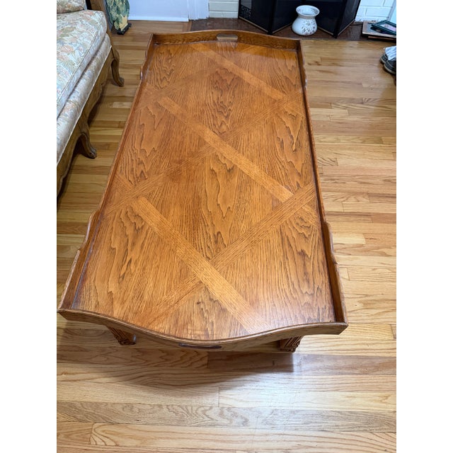 Beautiful French Country Coffee Table. 50” long by 27” wide, 18” high. Pictures speak for themselves. In excellent...