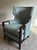 Baker Furniture Company Pair of Late 20th Century Bill Sofield for Baker Manor Walnut Wing Lounge Chairs For Sale - Image 4 of 10