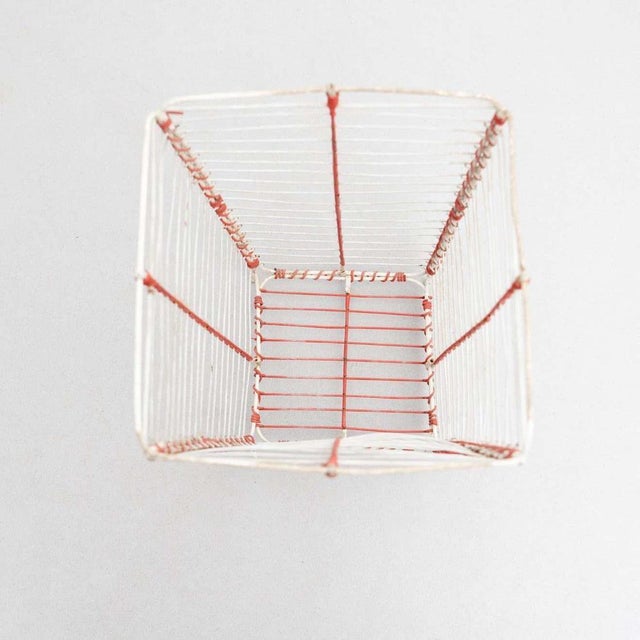 Metal Metal Paper Bin, 1950s For Sale - Image 7 of 13