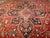 1900 - 1909 Vintage Oversized Persian Heriz Rug, Hand-Knotted Wool, Geometric Medallion Pattern, Red & Ivory, 11x19 For Sale - Image 5 of 12