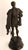 Antique Large Spelter Sculpture of Renaissance Nobleman, French 19th Century For Sale - Image 10 of 15