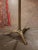 Early 20th Century French Gilt Brass Swivel Four-Hook Standing Hall Tree For Sale - Image 4 of 10