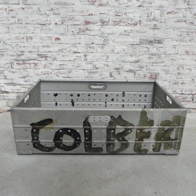 Vintage Industrial Aluminum Trunk, 1960s For Sale - Image 11 of 18