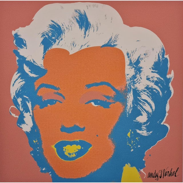 After Andy warhol " Marilyn Monroe" limited edition lithograph by cmoa. stunning limited edition of 500 numbered in pencil...