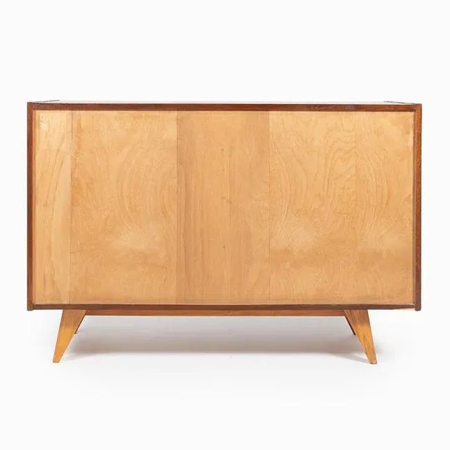 Brown Model U-453 Chest of Drawers by Jiří Jiroutek For Sale - Image 8 of 10