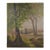 French School of the 20th Century “Landscape at the Pond” Oil on Canvas For Sale