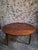 Antique French Round Oak Drop-Leaf Dining Table, 1870s For Sale - Image 15 of 18