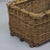 Rustic Antique Industrial Factory Wicker Basket For Sale - Image 3 of 10