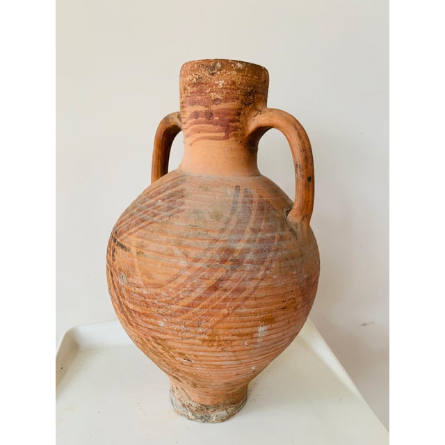 Baroque 19th Century Picher "Cantaro" from Calanda, Spain, Terracotta Vase For Sale - Image 3 of 18