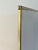 Metal Mid-Century Italian Brass Dressing Mirror with Slim Frame by Gio Ponti, 1960s For Sale - Image 7 of 9