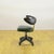 Mid-Century Swivel Office Chair in Vinyl Leather, 1960s For Sale - Image 4 of 9