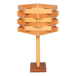Table Lamp in Teak in the style of Hans-Agne Jakobsson, Sweden, 1970s For Sale