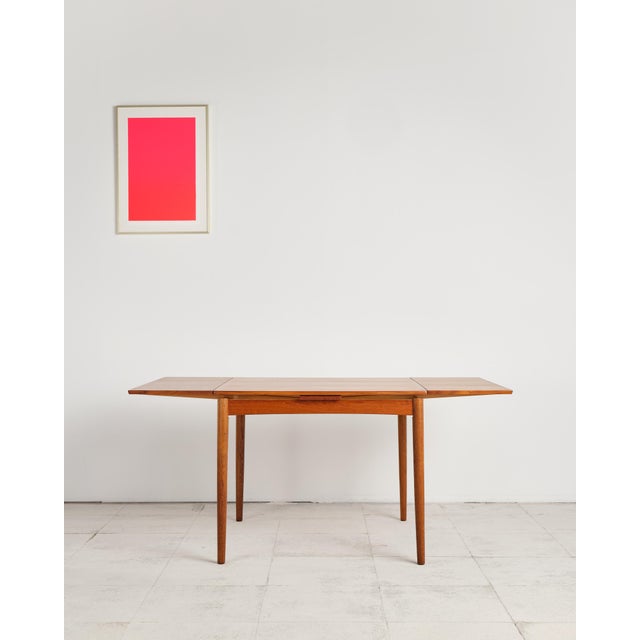 Contemporary Mid-Century Modern Danish Extendable Dining Table in Teak by Spoul Hundevad for Hundevad & Co, 1960s For Sale - Image 3 of 18