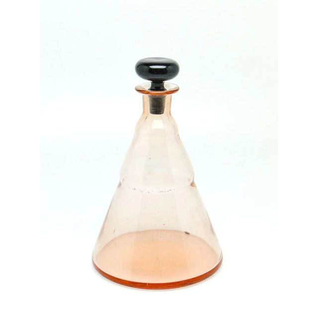 Pink Art Deco Carafe, Czechoslovakia, 1930s For Sale - Image 8 of 8