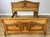 Vintage Louis XVI French Double Frame with Carved Headboard For Sale - Image 10 of 10