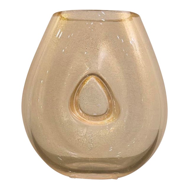 Global Views Golden U Vase For Sale