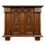 Bellifontain Cabinet in Oak and Marble attributed to the Ribaillier House For Sale - Image 3 of 4