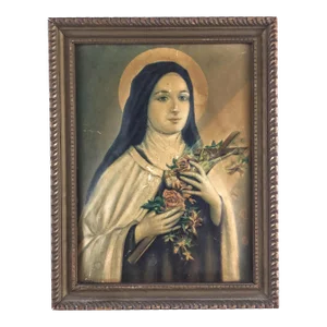 Mary Immaculate Mother of Jesus Rare 3d Original Litho U S A