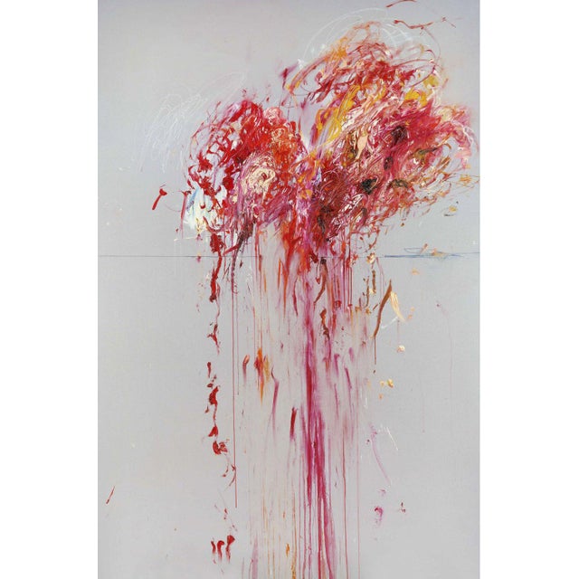 Abstract Cy Twombly Nine Discourses on Commodus Official Exhibition Poster For Sale - Image 3 of 3