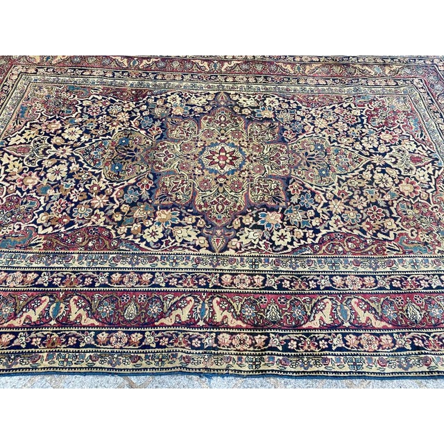 Antique Kirman Rug, 1890s For Sale - Image 12 of 17