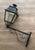 1950s Pair of Substantial Exterior Iron Lanterns on Brackets For Sale - Image 4 of 12