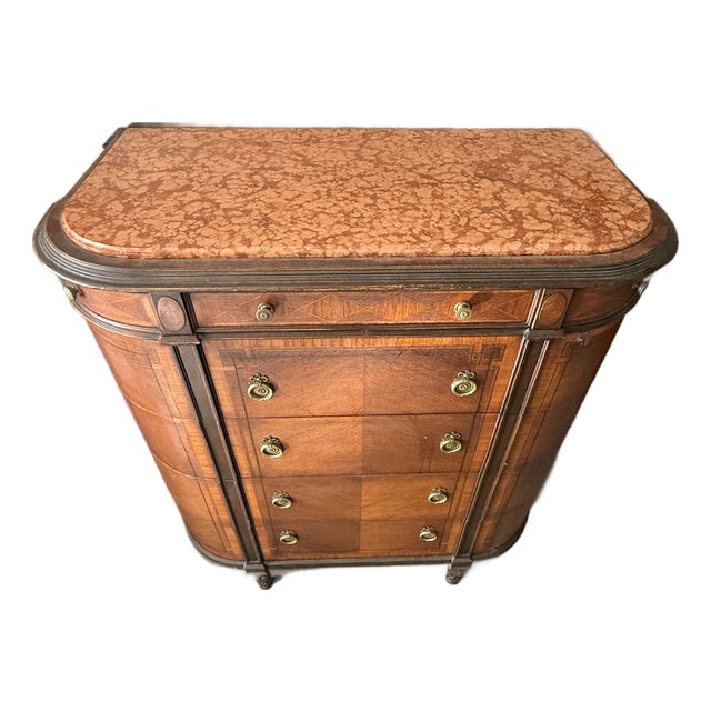 Late 19th Century French Belle Époque Louis XV Revival Bombe Commode For Sale