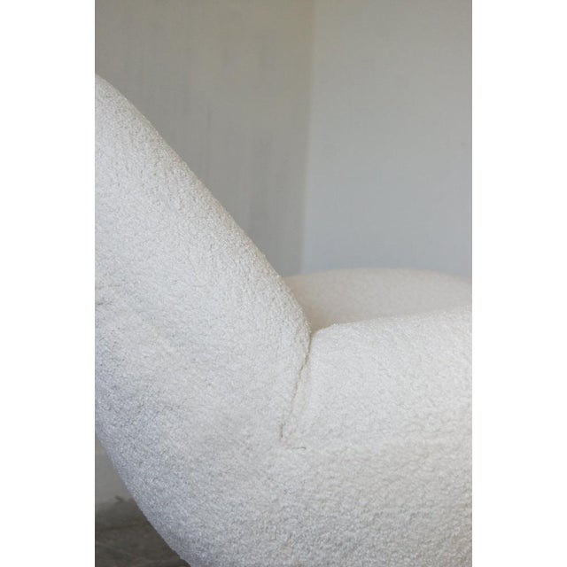 Lounge Chair with Boucle Fabric by Fritz Neth for Correcta, 1950s For Sale - Image 6 of 11