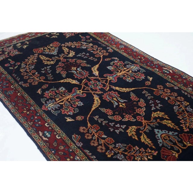 Antique Mohajeran Sarouk Rug 2'5'' x 4'9'' For Sale - Image 10 of 11