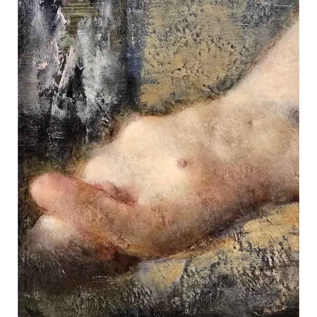 Grigory Gluckmann - Reclining Nude Female - Oil Painting For Sale In Los Angeles - Image 6 of 12