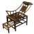 Antique Chinese Handcrafted Bamboo Lounge Chair, 1860s For Sale - Image 9 of 9