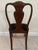 Wood Antique Hand Carved Queen Anne Walnut Chairs - Set of 4 For Sale - Image 7 of 18