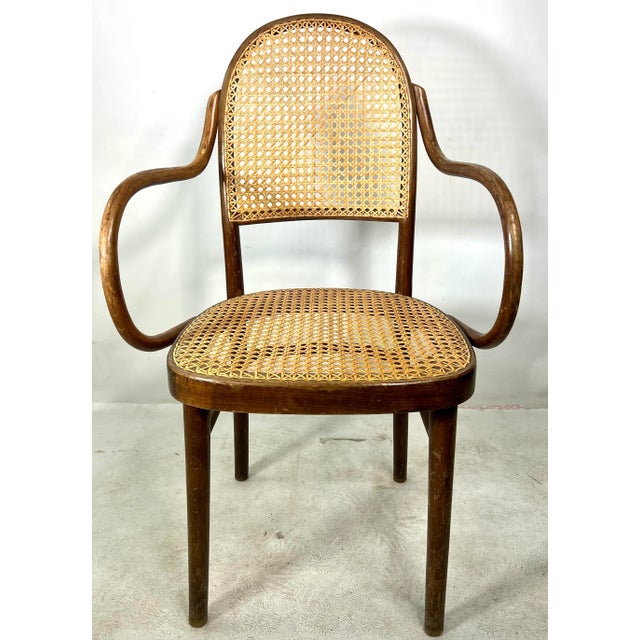 Vintage Thonet Style Bentwood Armchair For Sale - Image 10 of 10
