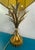 1960s Safran & Glucksman Italian Hollywood Regency Tole Table Lamp & Shade Gold & Beige For Sale In Orlando - Image 6 of 11