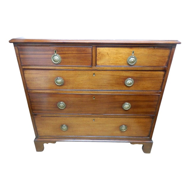 Edwardian Mahogany Chest of Drawers, 1890s For Sale