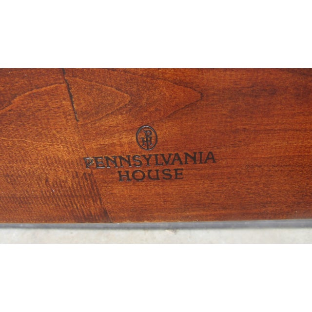 1980s Pennsylvania House Pa House Cherry King Size Poster Bed Designer For Sale - Image 9 of 11