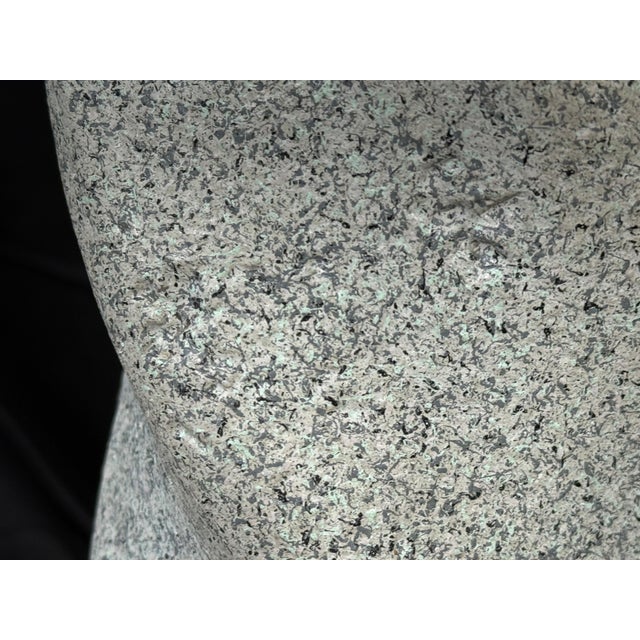 Michael Taylor Style Plaster Spiral Floor Lamp and Table Lamp Set With Shades, 1980s - A Pair For Sale - Image 11 of 13