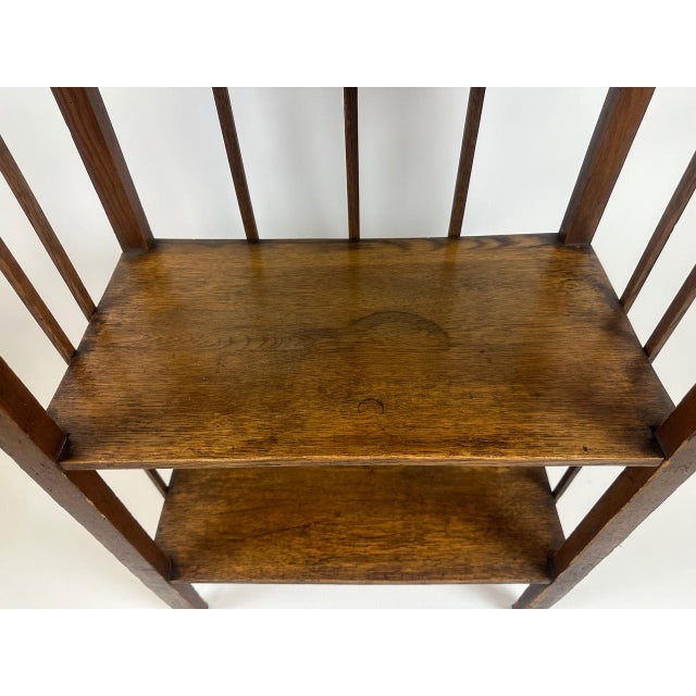 Art Nouveau Wooden Bookshelf, 1890s For Sale - Image 10 of 18