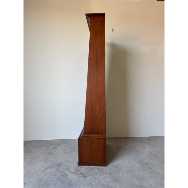 1980s Vintage Drexel Solid Wood Tall Bookshelf With Cabinet Storage/ Sold For Sale In Miami - Image 6 of 18