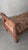 Chhunky Antique French European Bench in Floral Tapestry For Sale - Image 9 of 10